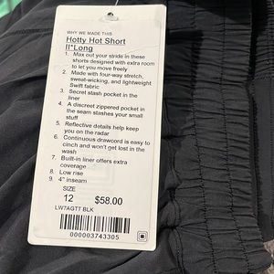 Lululemon Hotty Hot Short